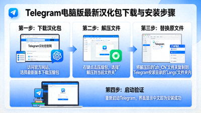 Telegram电脑版最新汉化包下载与安装步骤详细图解
